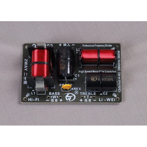 2 WAY CROSSOVER 360W BLACK